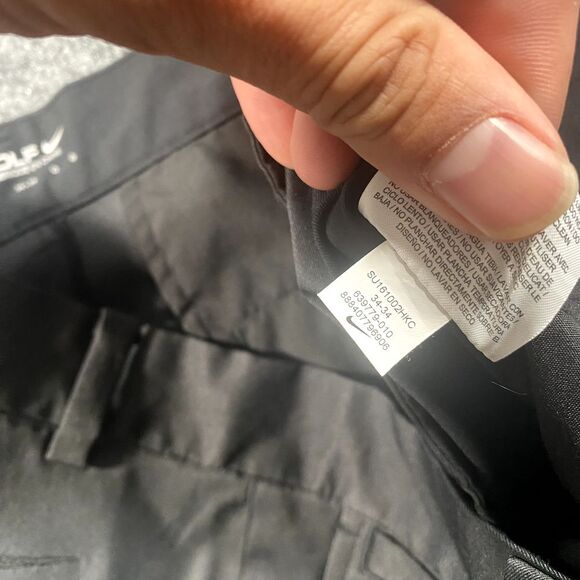 Nike Golf Tour Performance Mens 34x34 Lightweight Black Golfing Pants Stretch - Picture 5 of 11